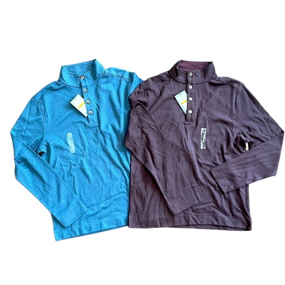 Van Heusen Never Tuck Shirts Lot of 2 Shirts